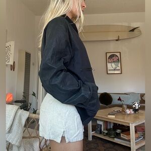 Billy Reid Beige and Navy Patterned Jacket